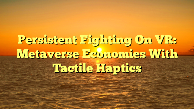 Persistent Fighting On VR: Metaverse Economies With Tactile Haptics